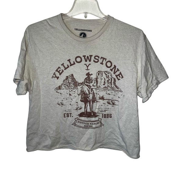 Yellowstone Cropped Tee Cotton Size Small - Picture 1 of 7